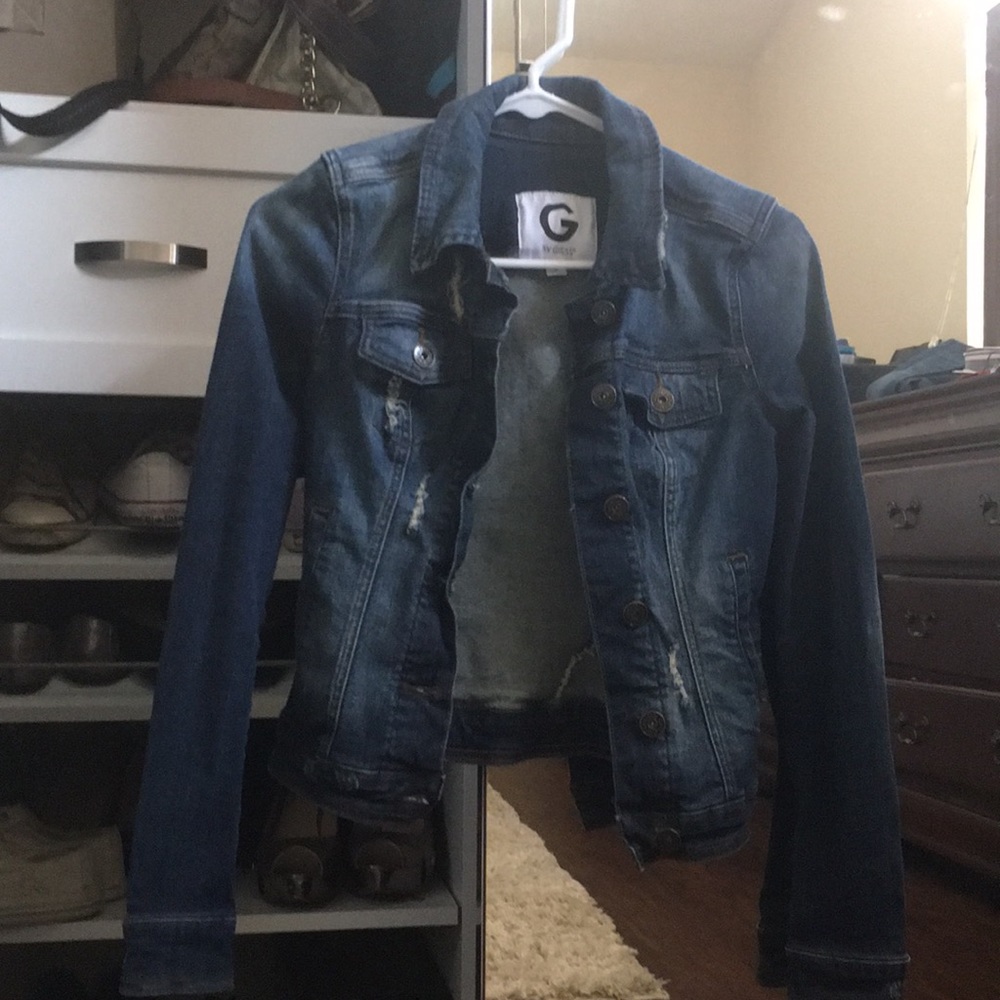 cute jean jacket from guess